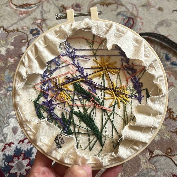 Embroidered Floral Motif - Picture 3 of 4